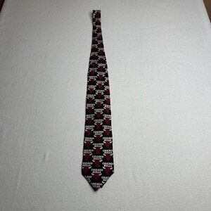 90's Chicago Bulls Vintage 100% Silk Necktie Made in USA Basketball‎